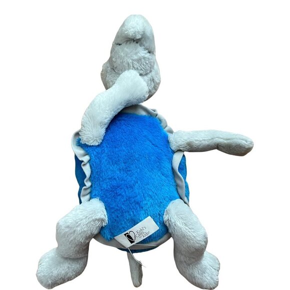Kohl's Care Turtle Plush Furry Soft Cuddly Adorable Blue Stuffed Animal Size 17" - Picture 3 of 6